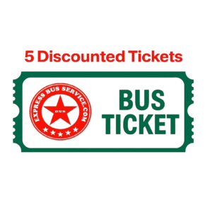 5 Discounted Tickets – Paterson/Clifton/Passaic ⇄ New York