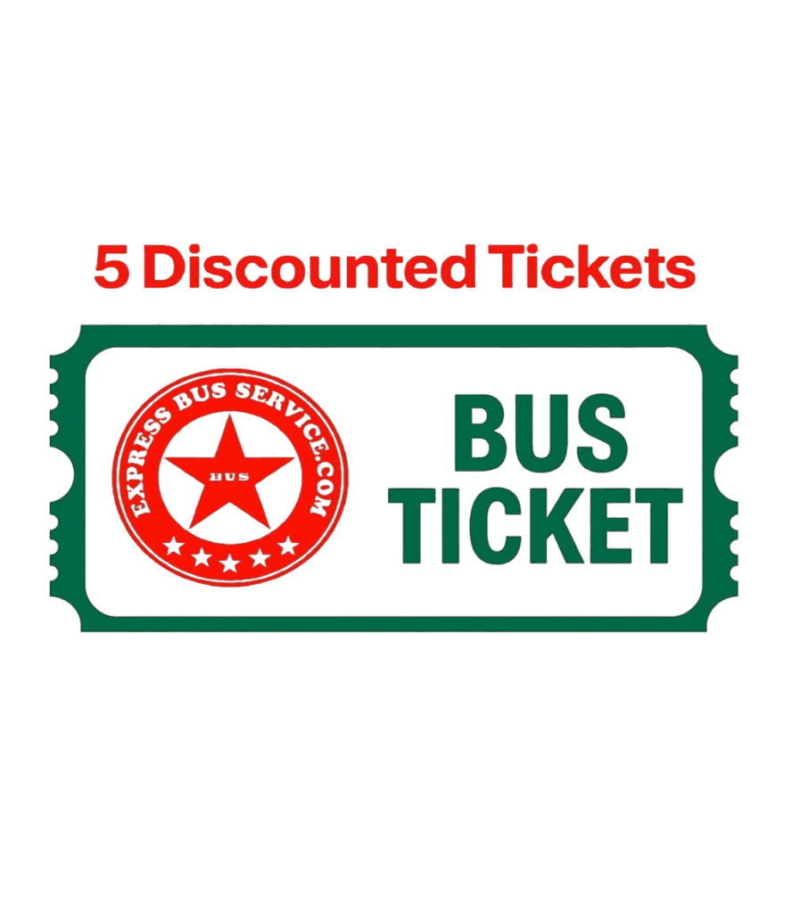 5 discounted bus tickets Paterson Clifton Passaic to New York Express Bus Service